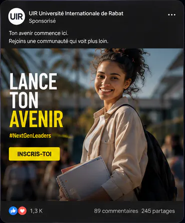Sponsored post - Social feed