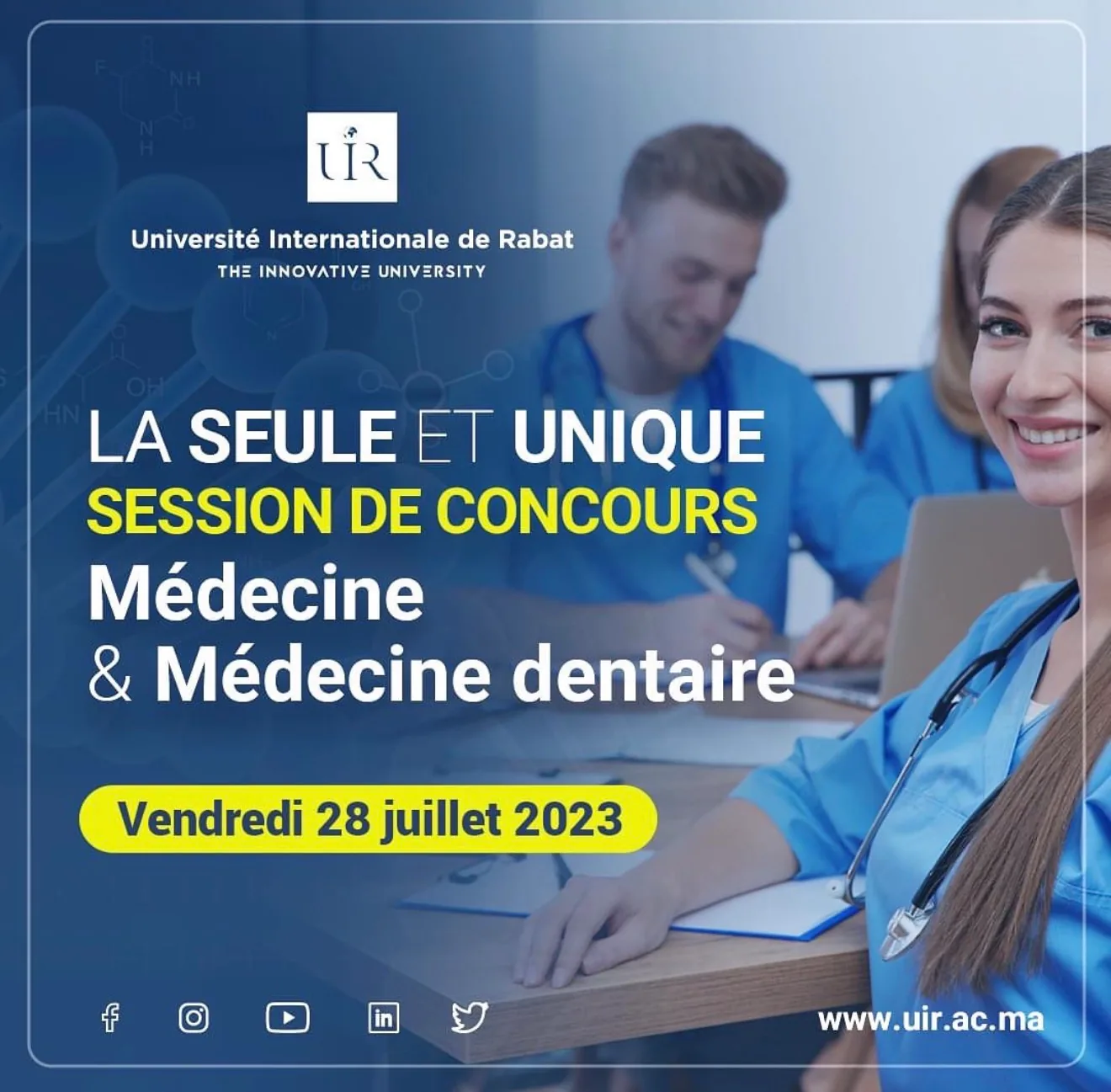 Medicine and dental medicine entrance exam - Entrance campaign creative