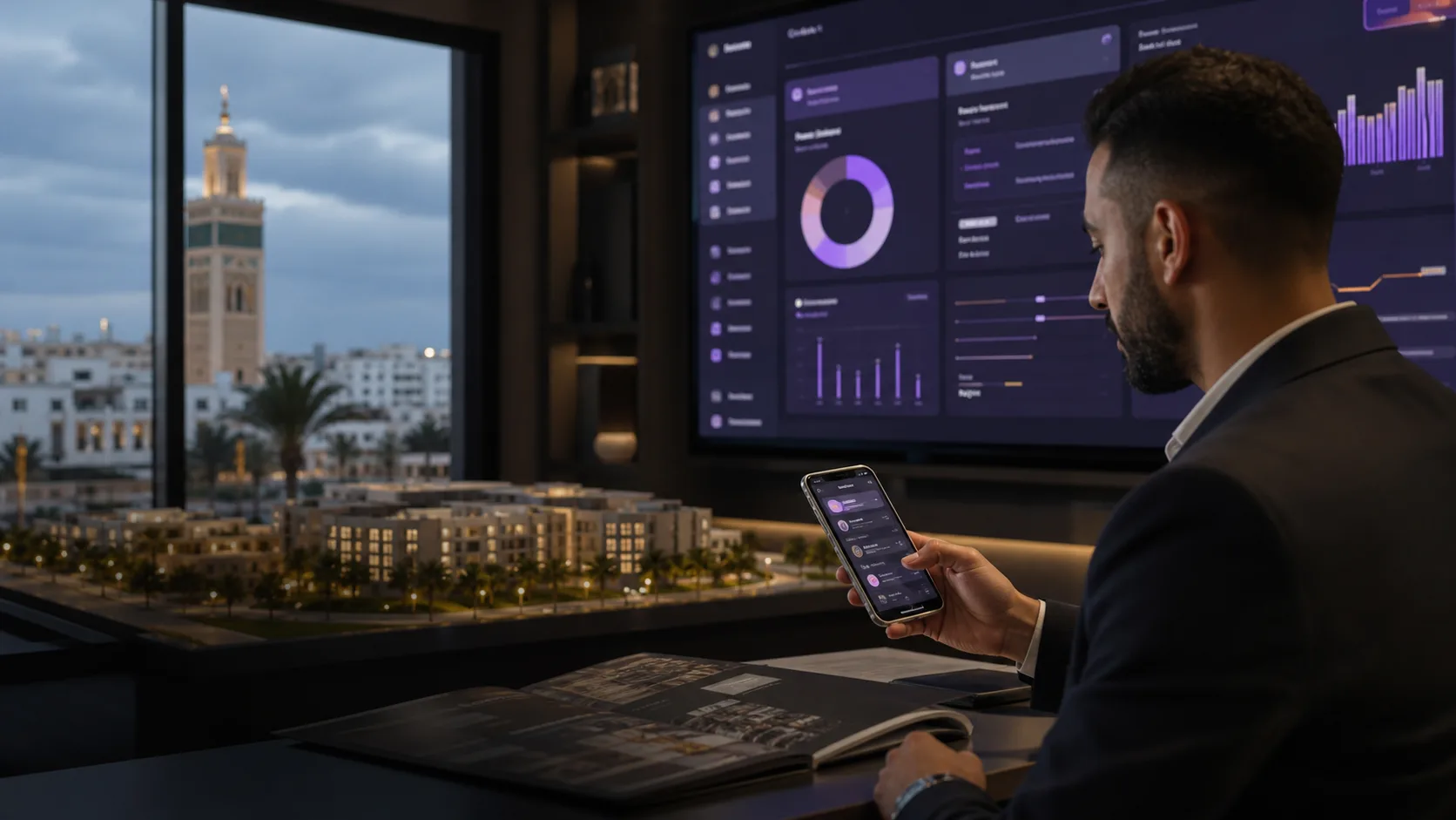 CRM and WhatsApp follow-up campaign for Real estate